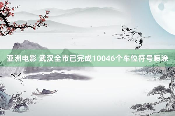亚洲电影 武汉全市已完成10046个车位符号喷涂