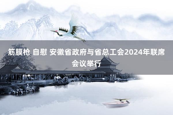 筋膜枪 自慰 安徽省政府与省总工会2024年联席会议举行