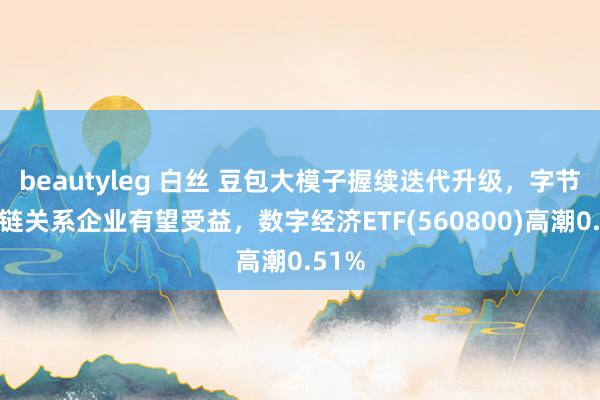 beautyleg 白丝 豆包大模子握续迭代升级，字节产业链关系企业有望受益，数字经济ETF(560800)高潮0.51%