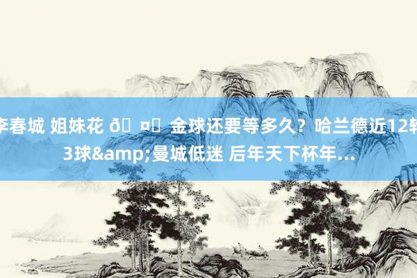李春城 姐妹花 🤔金球还要等多久？哈兰德近12轮3球&曼城低迷 后年天下杯年...