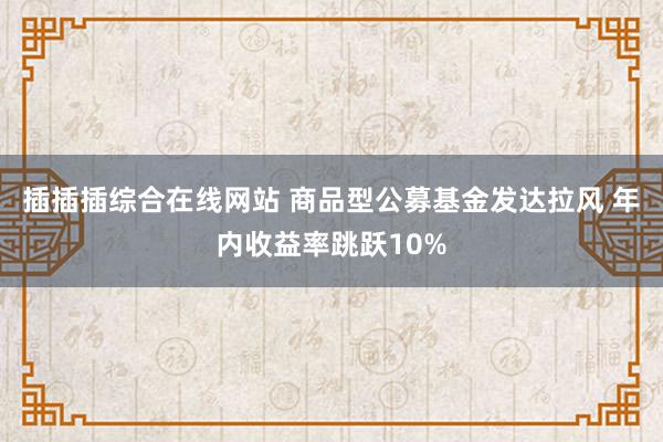 插插插综合在线网站 商品型公募基金发达拉风 年内收益率跳跃10%
